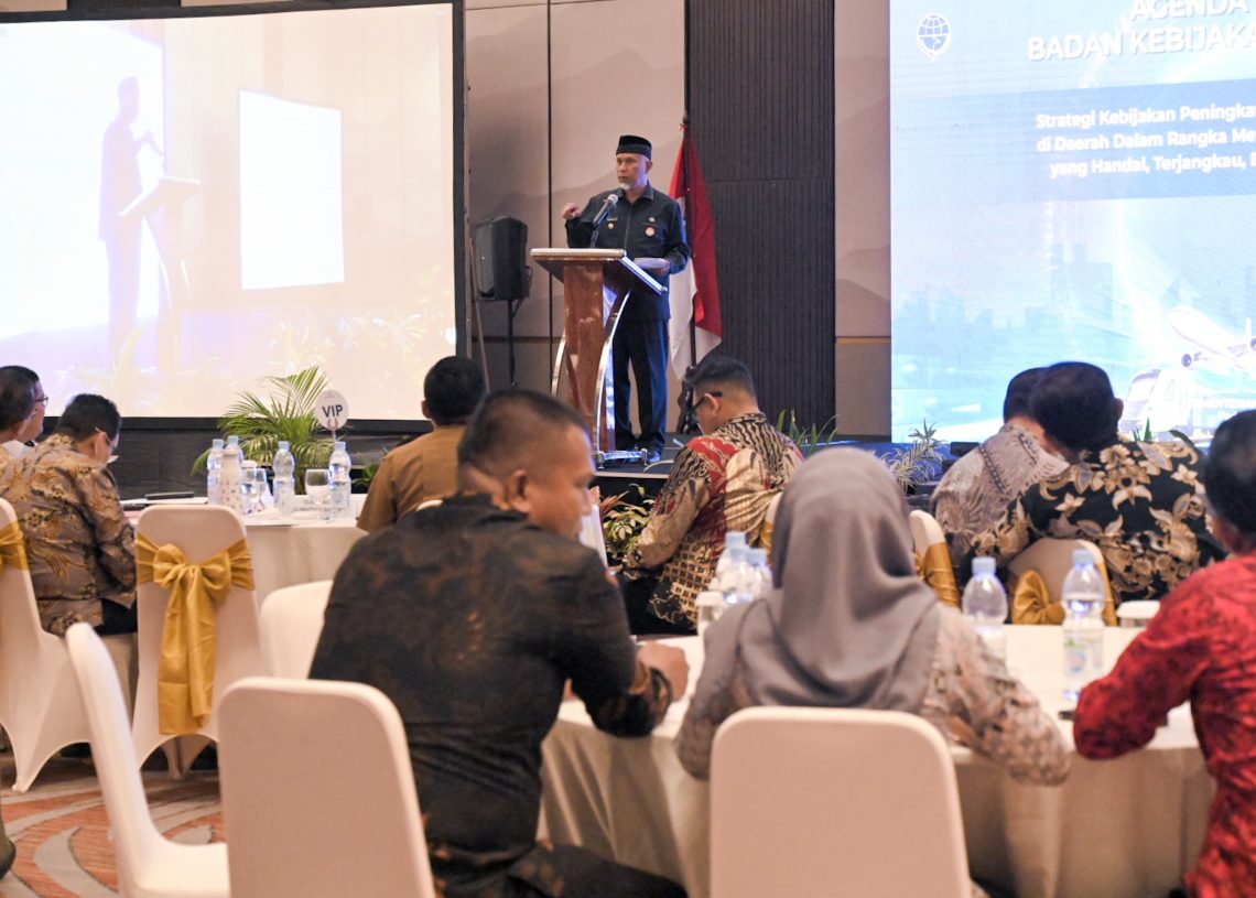 Gubernur Mahyeldi : Pemetaan Isu Strategis Transportasi Sangat Penting