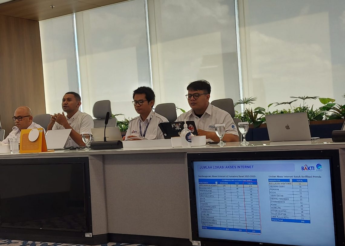 Ke Kementrian Kominfo, Pemkab Agam Serius Entaskan Persoalan Blank Spot