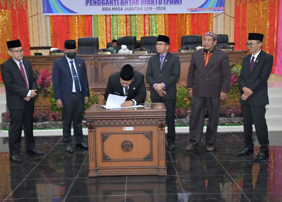 Tok..! DPRD Sepakati Daerah Otonomi Baru Kabupaten Agam