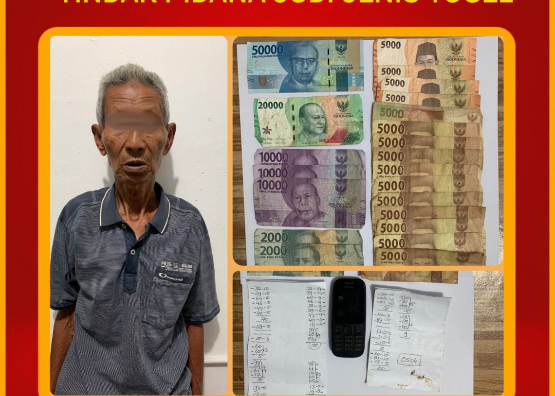 Kedapatan Rekap Judi Togel, Kakek di Padang Ganting Diamankan Polisi