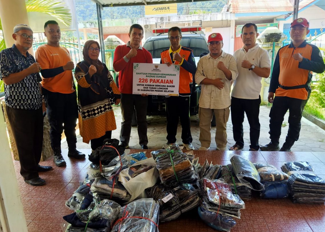 Baznas Sumbar Siapkan Dapur Umum Bantu Korban Banjir dan Longsor di Pessel
