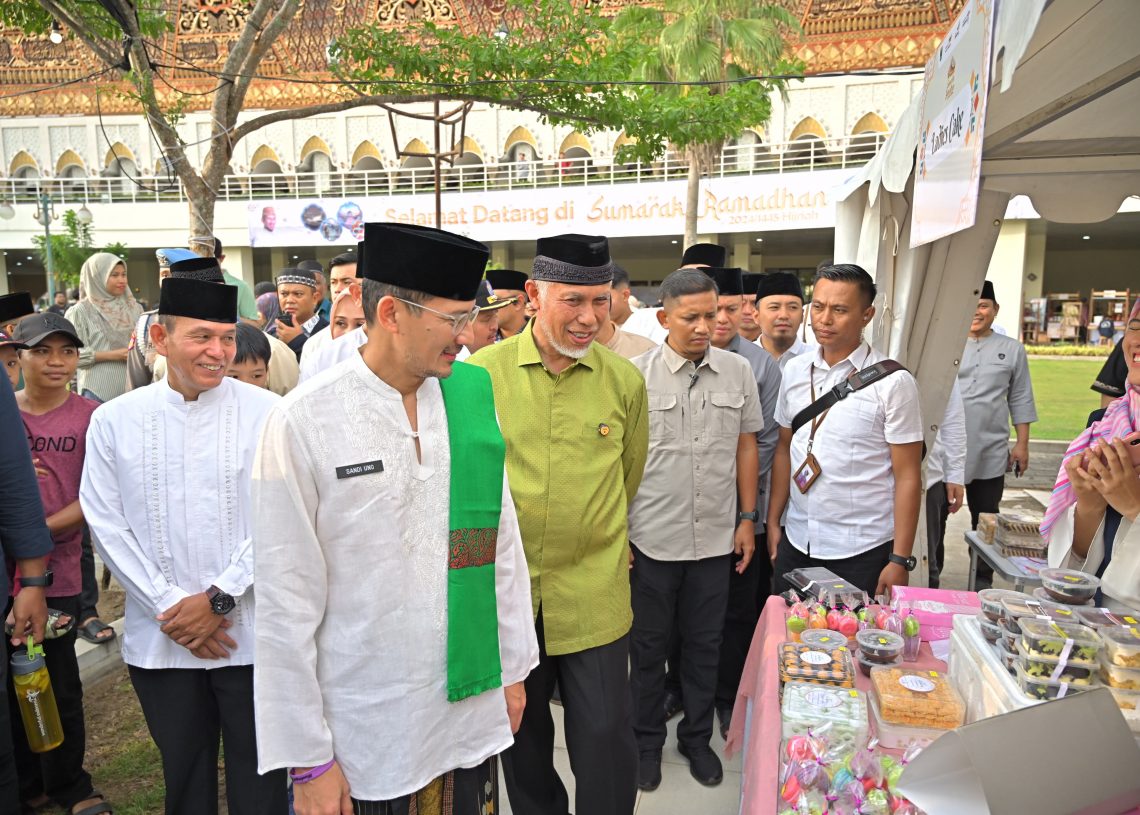 Menparekraf Sandiaga Uno Buka Iven Sumarak Ramadhan, Komitmen Pemprov Sumbar Pariwisata Halal