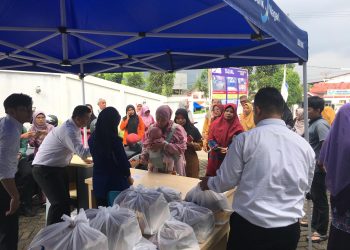 Bank Nagari Lubuk Basung Gelar Kembali Bazar Paket Pangan Murah Tahap 2