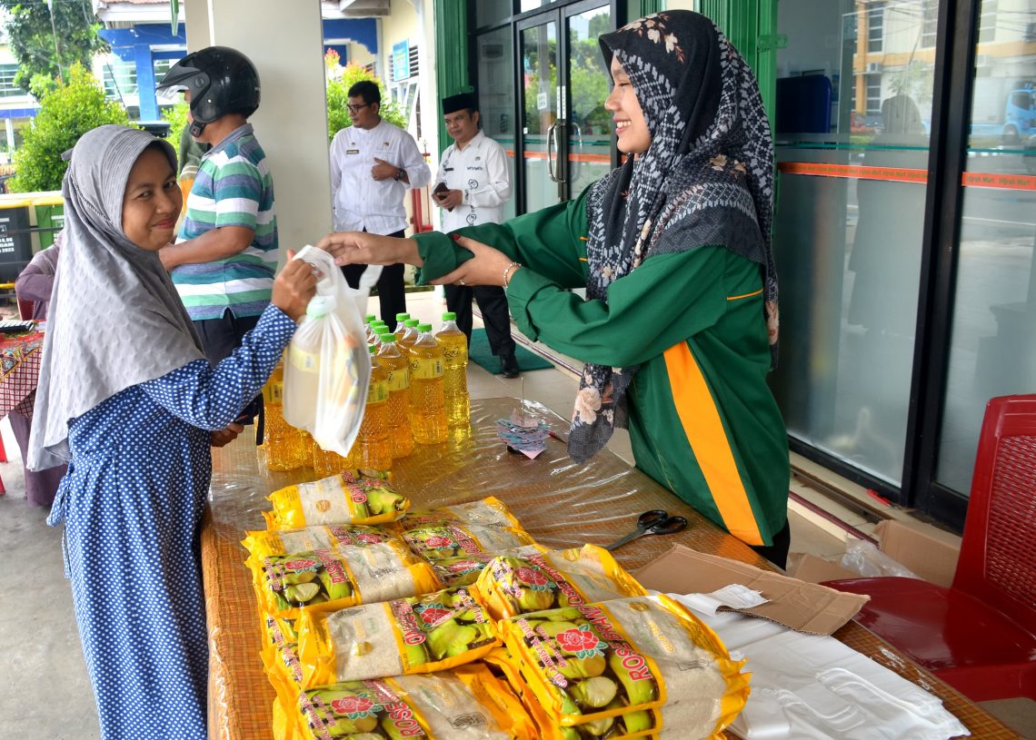 Bazar Bahan Pokok Murah Digelar KKSPN Agam Madani, Upaya Hadapi Kenaikan Harga