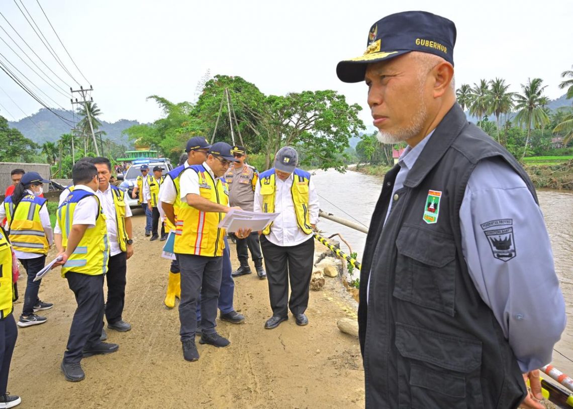 Gubernur Targetkan Perbaikan Jalan Nasional di Sumbar Tuntas Jelang Masa Mudik Lebaran