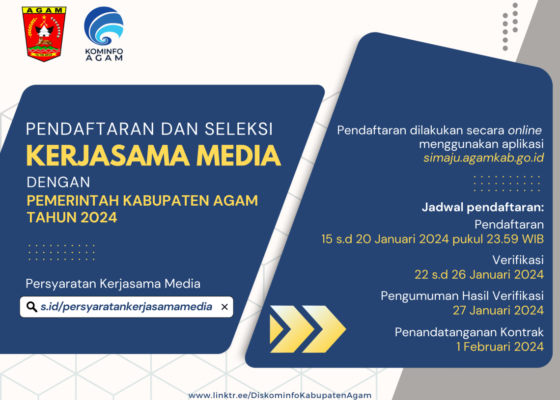 Soal Kerjasama Media di Pemkab Agam, Kadis : Acuannya Perbup dan Transparan dengan SIMAJU