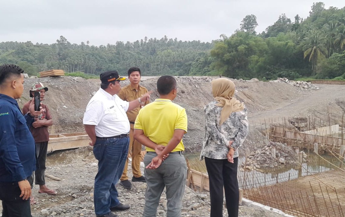 Pembangunan Cekdam Sungai Limau Kembali Dilanjutkan