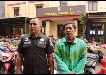 Aksi Heroik Kasi Humas Polsek Tambora Hadapi Pelaku Curanmor Bersenjatakan Samurai Panjang
