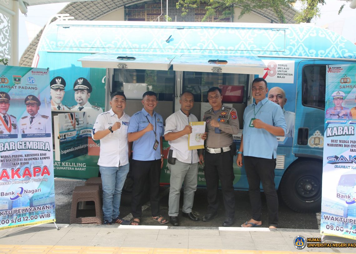 Gandeng UNP, Samsat Gelar Sakapa Layanan Pembayaran Pajak Kendaraan Bermotor