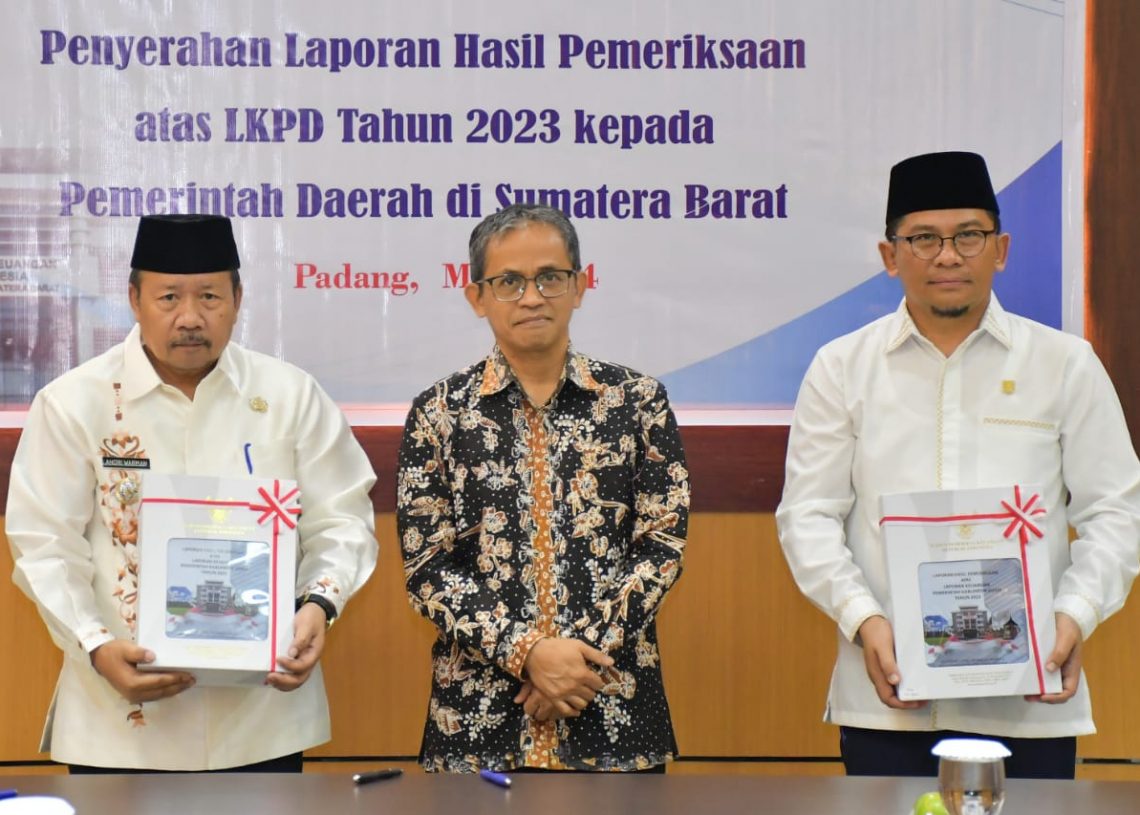 Kabupaten Agam Terima WTP yang Kesepuluh Kali
