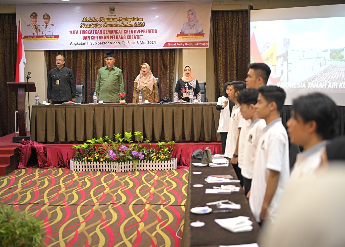 Peningkatan Kreativitas Subsektor Video, Mahyeldi Imbau Pemuda Kuasai Skill Praktis Digital