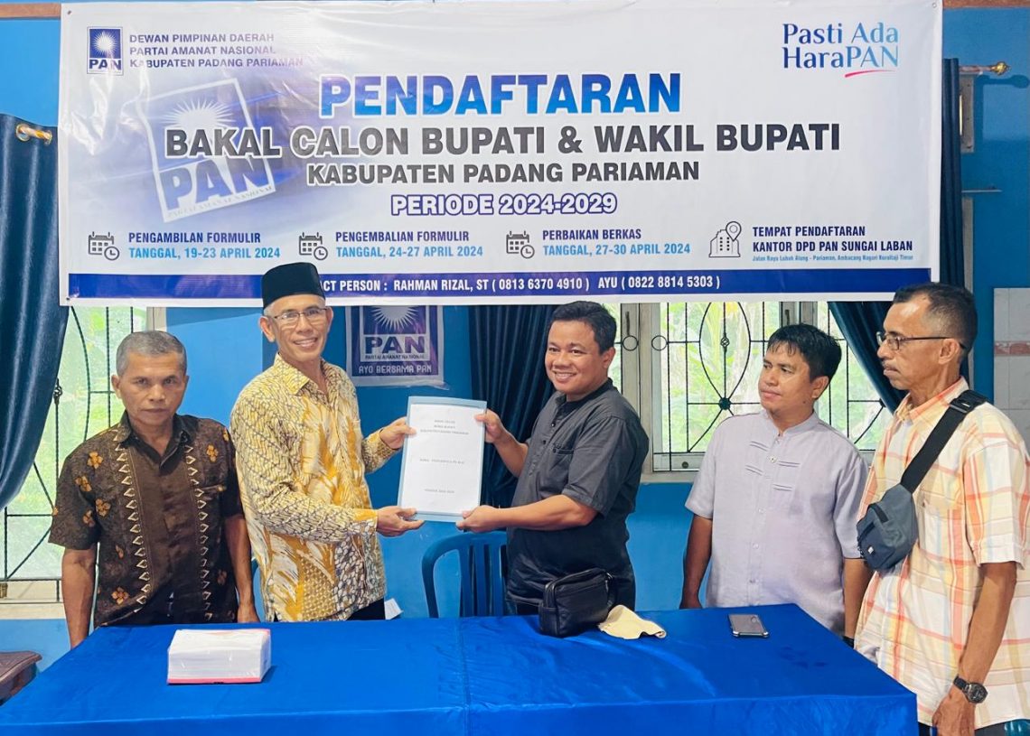 Yosdianto “Si Kuda Hitam” Siap Masuk Gelanggang, 3 Formulir Pendaftaran Bakal Calon Sudah di Tangan