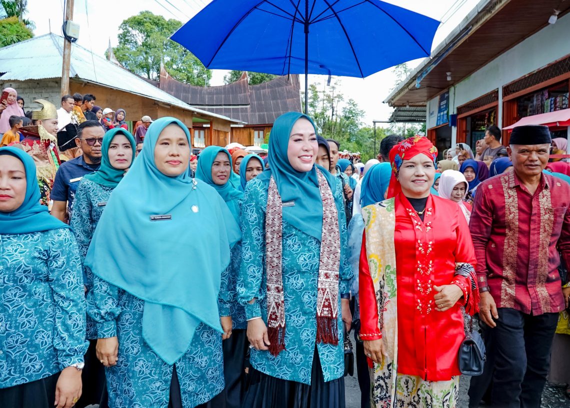 Tim Penilaian Lomba Kader Posyandu Berprestasi Tingkat Kabupaten Solok Lakukan Penilaian di Jorong Koto Gaek