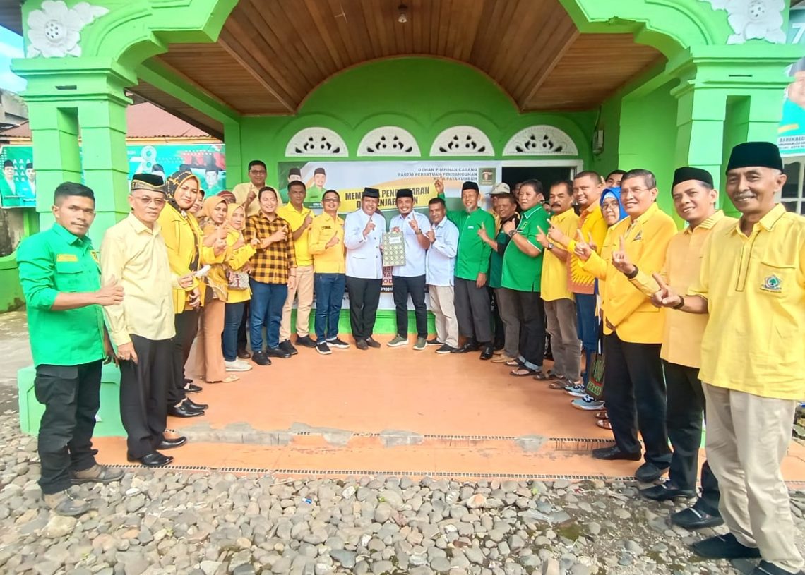 YB.Dt.Parmato Alam Didampingi Pengurus DPD Partai Golkar Datangi DPC PPP Payakumbuh