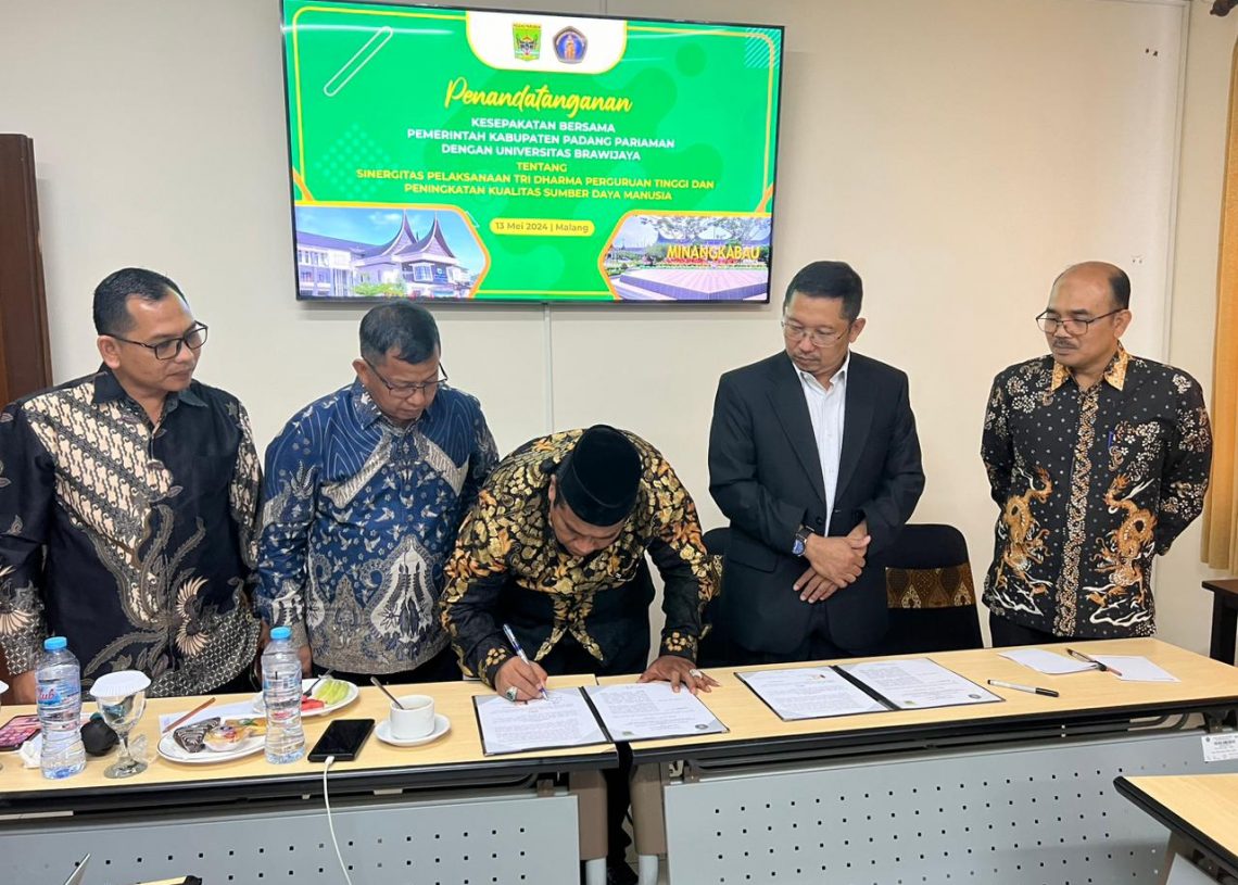 MoU dengan Universitas Brawijaya, Bupati Suhatri Bur Targetkan Nilai Implementasi SAKIP “A”