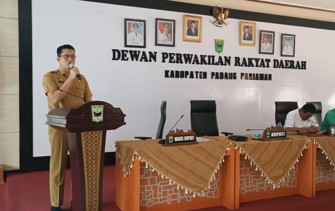 LKPj 2023 Diterima, Bupati Apresiasi DPRD Padang Pariaman