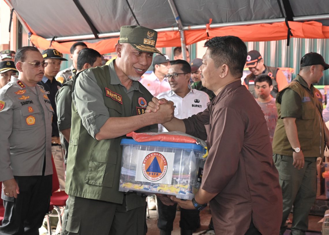 BNPB, TNI/Polri Komit untuk Sumbar, Gubernur Imbau Warga Terdampak Agar Tak Khawatir