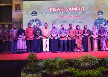 Danrem 132/Tdl Brigjen TNI Dody Triwinarto Hadiri Acara Pisah Sambut Kajati Sulteng