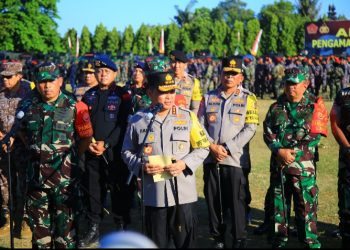 TNI-Polri Gelar Apel Pasukan Pengamanan World Water Forum ke-10 di Bali