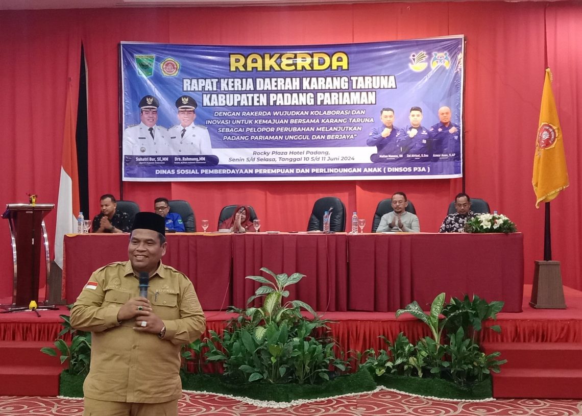 Bupati Suhatri Bur Ajak Karang Taruna Kawal Keberlanjutan Pembangunan di Padang Pariaman