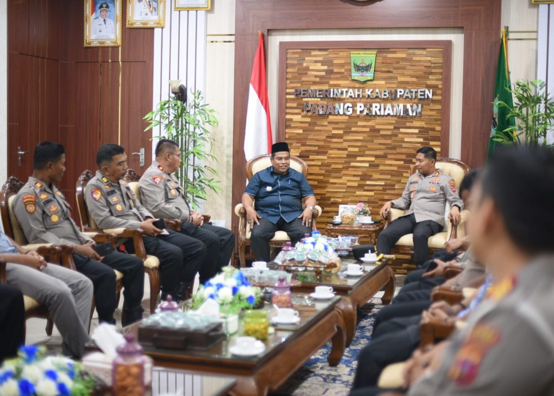 Kapolres Padang Pariaman Berkunjung ke Bupati, Minta Dukungan Sukseskan Hari Bhayangkara ke-78