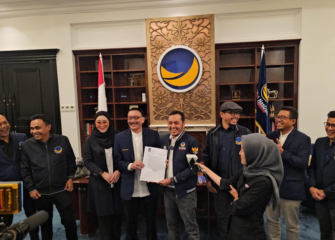 Sah! Hendrajoni Terima Rekomendasi Nasdem sebagai Balon Bupati Pessel