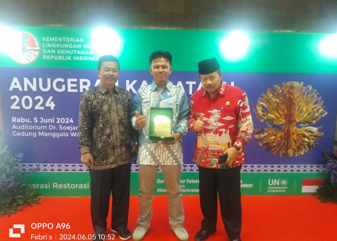 Febri Sugana Warga Agam Wakili Sumatera Barat pada Nominasi Penghargaan Kalpataru 2024