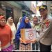 Polsek Grogol Petamburan Berbagi 70 Paket Sembako di Kampung Sawah Sambut HUT Bhayangkara ke-78