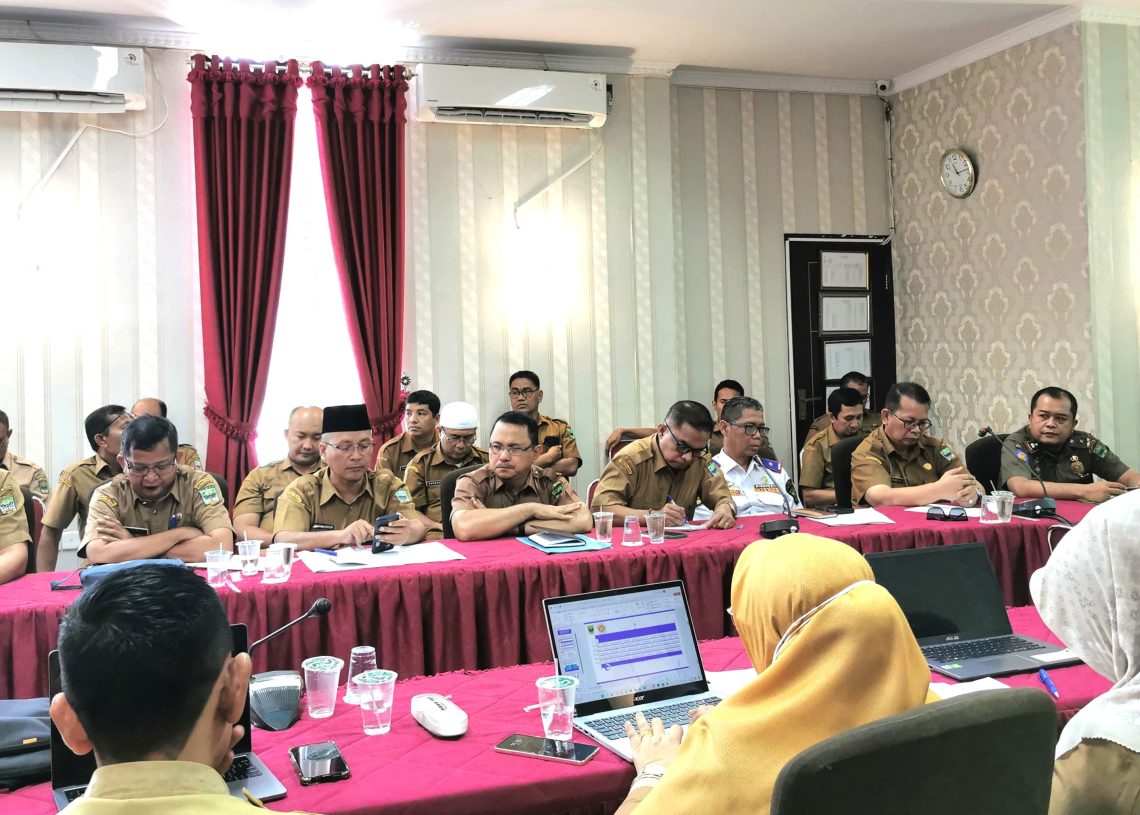 Bupati Suhatri Bur Evaluasi Kepala OPD, Berharap Semua Target Tercapai
