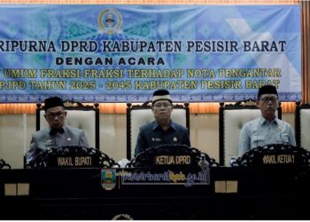 Fraksi-fraksi DPRD Pesibar Sampaikan Pandangan Terhadap Nota Pengantar RPJPD Tahun 2025-2045