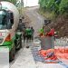 Pekerjaan Jembatan Trawas Kabupaten Mojokerto Berjalan dengan Baik