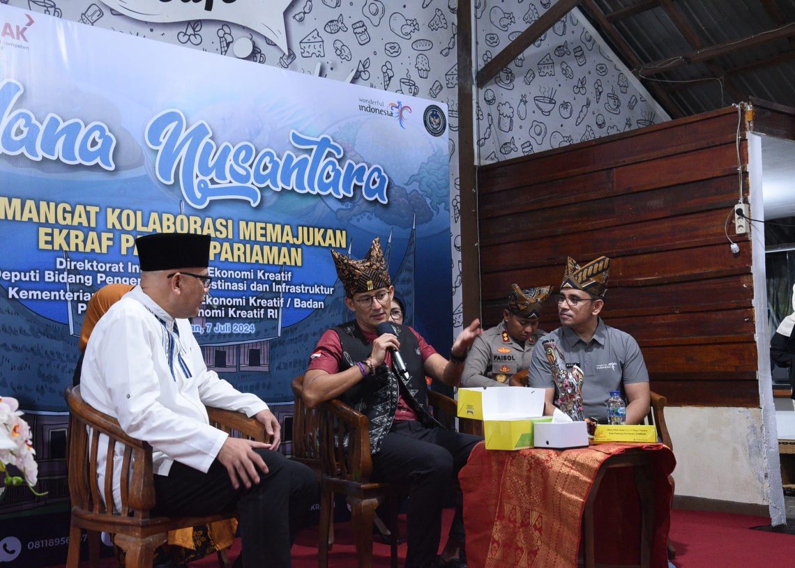 Dukung Ekonomi Kreatif, Kemenparekraf Tetapkan Padang Pariaman jadi Lokasi Kelana Nusantara