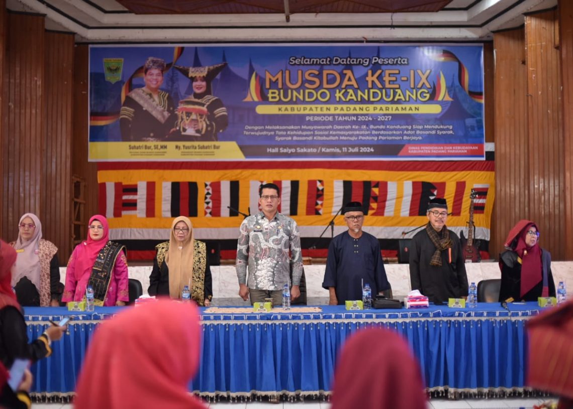 Buka Musda ke-IX, Sekda Rudy Sebut Bundo Kanduang Punya Peran Penting Jaga Generasi