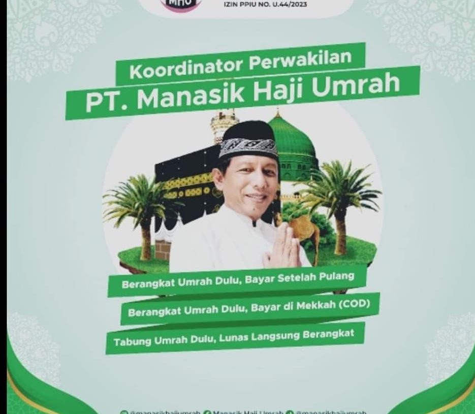 Umrah COD PT MHU, Inovasi Baru bagi Masyarakat Sumbar yang Ingin Melaksanakan Ibadah Umrah