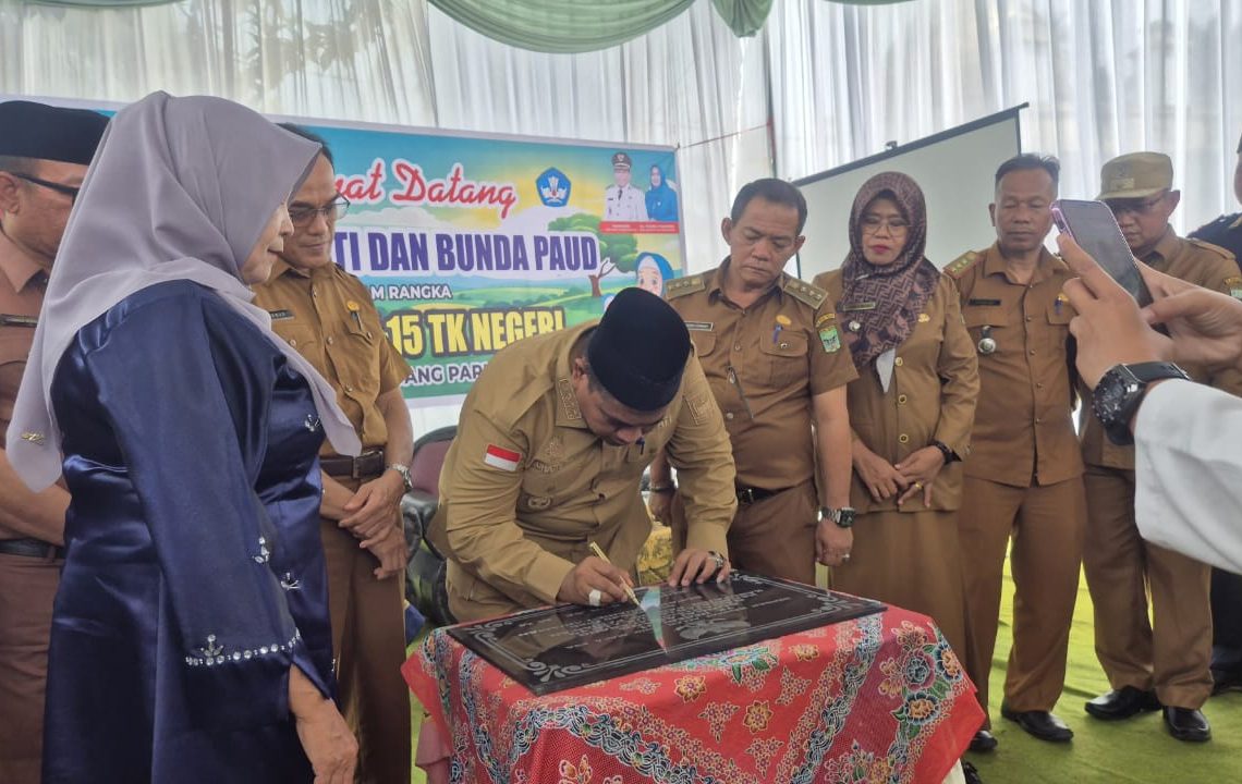 Bukti Nyata Komitmen Padang Pariaman Investasi Pendidikan untuk Daerah, 15 TK Negeri Diresmikan