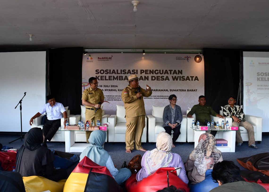 Kemenparekraf Gelar Sosialisasi Penguatan Kelembagaan Desa Wisata di Padang Pariaman