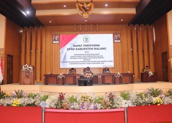 Rapat Paripurna Fraksi di DPRD Kab. Malang Bahas Raperda Perubahan APBD Tahun Anggaran 2024