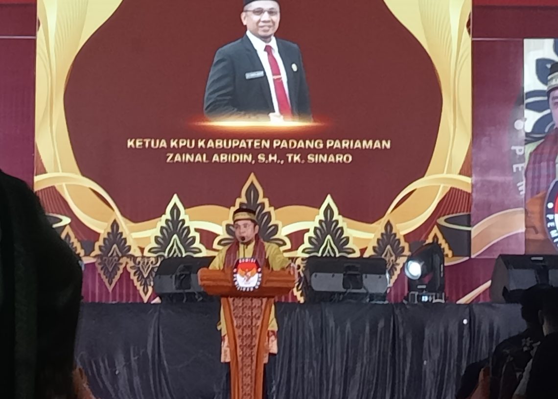 Launching Tahapan Pilkada Serentak Tahun 2024, KPU Padang Pariaman Harapkan Partisipasi Masyarakat