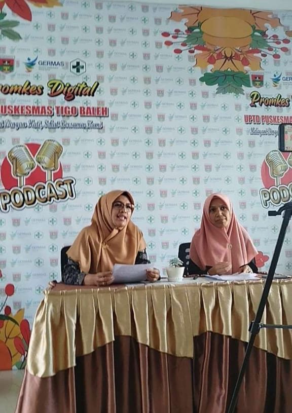 Tuntaskan Virus Polio di Bukittinggi, Puskesmas Tigo Baleh Gencarkan Sosialisasi PIN 2024 Lewat Podcast