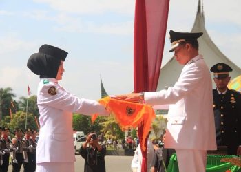 Bupati Sabar AS Pimpin Upacara HUT RI ke-79