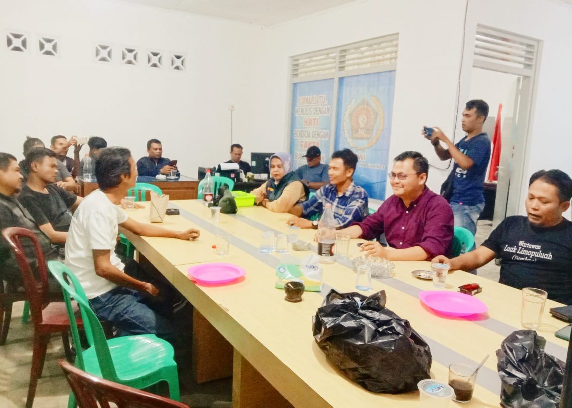 Rizki Kurniawan Nakasri Sambangi Kantor PWI Payakumbuh-Limapuluh Kota