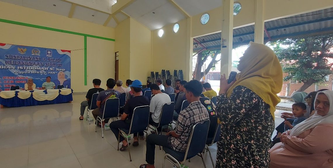 Berikan Pemahaman 4 Pilar MPR RI Kebangsaan, Dian Istiqomah Gelar Sosialisasi di Pulau Untung Jawa