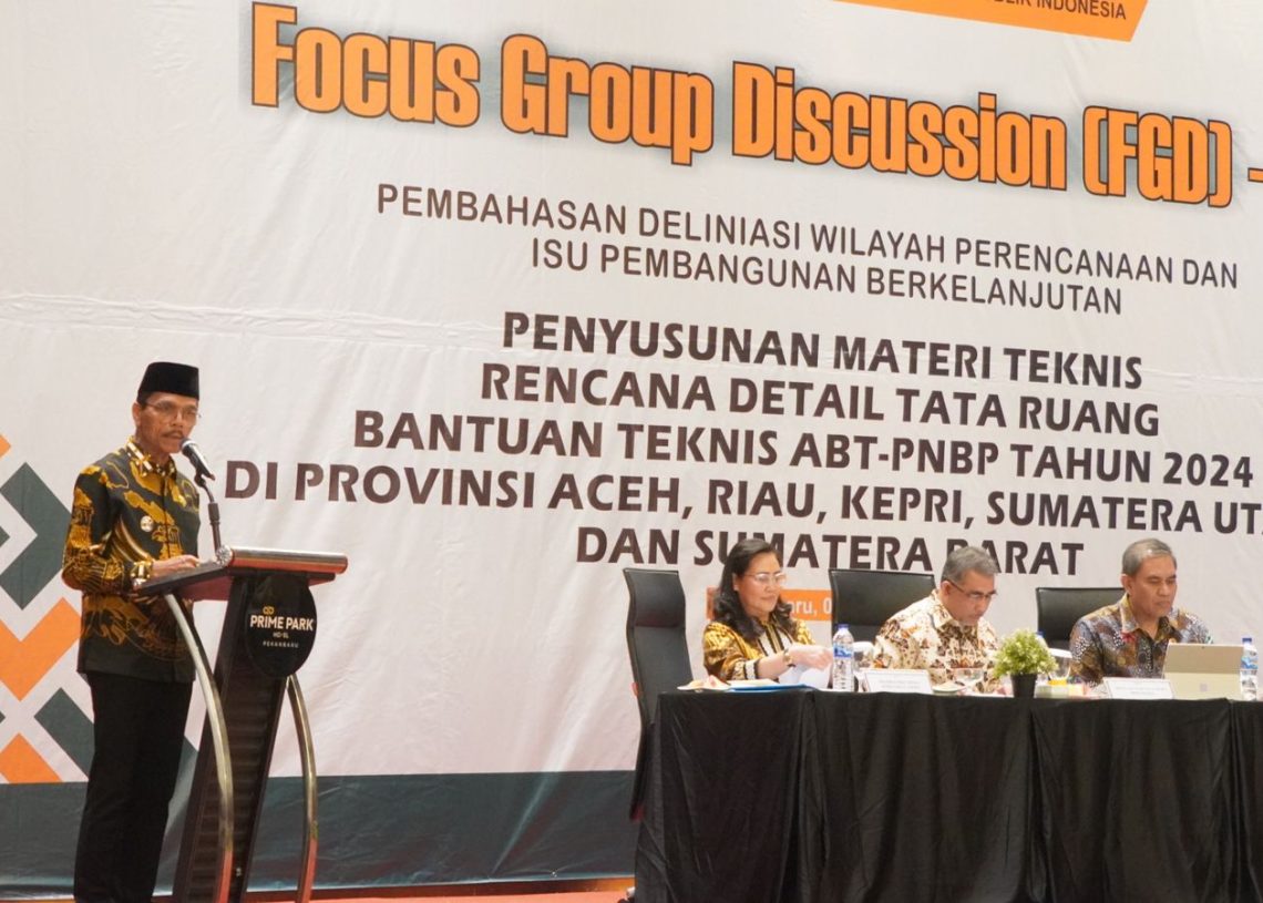 Jadi Pembicara FGD Kementerian ATR-BPN, Bupati Safaruddin Sampaikan Strategi Penataan Ruang Pemkab Liko