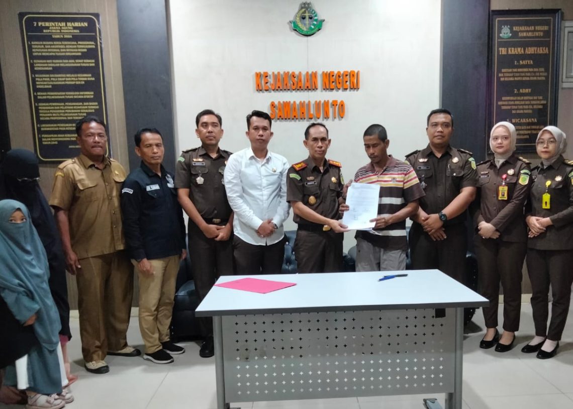 Restorative Justice, Kejari Sawahlunto Bebaskan Tersangka Penipuan Ternak