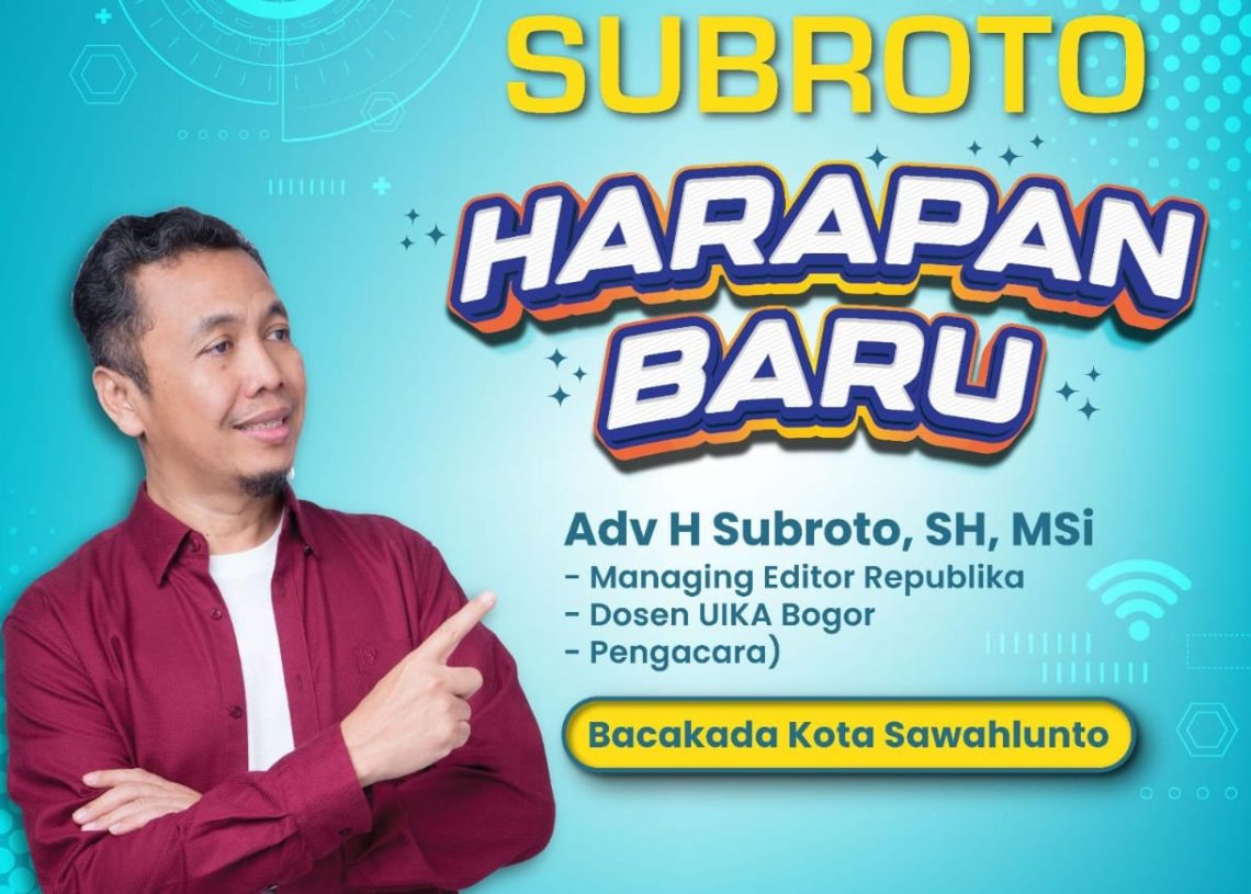 Subroto Kardjo Mundur dari Pencalonan Walikota Sawahlunto
