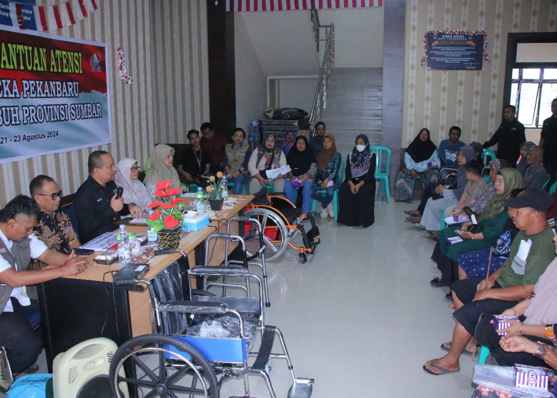 Pemko Payakumbuh Bekerjasama dengan Sentra Abiseka Kemensos, Salurkan Bansos ATENSI Tahap II