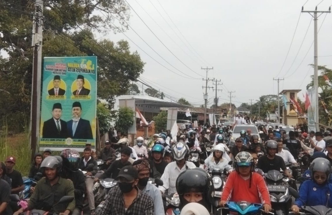 Tumpah Ruah, Ribuan Simpatisan Penuhi Posko Pemenangan, Abusama-Misnadi Mendaftar ke KPU