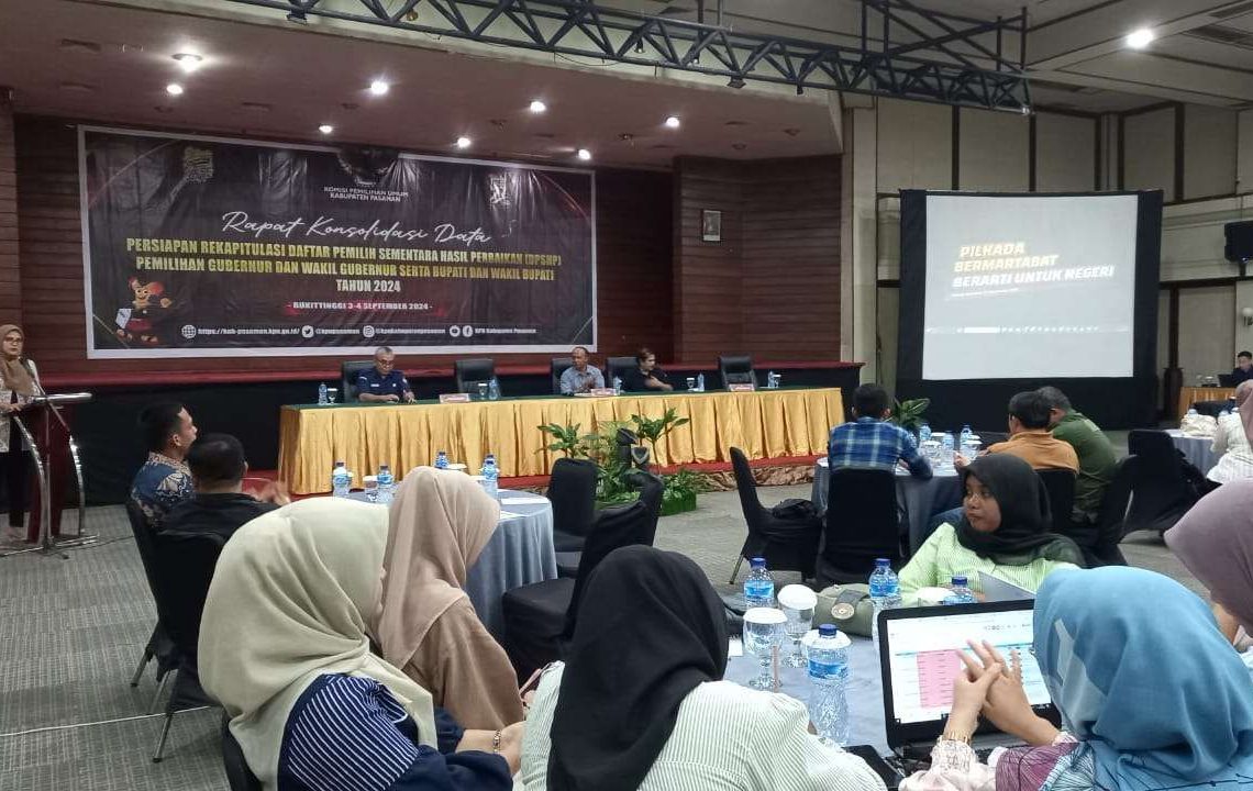 Persiapan Rekapitulasi DPSHP, KPU Pasaman Gelar Rapat Konsolidasi Data