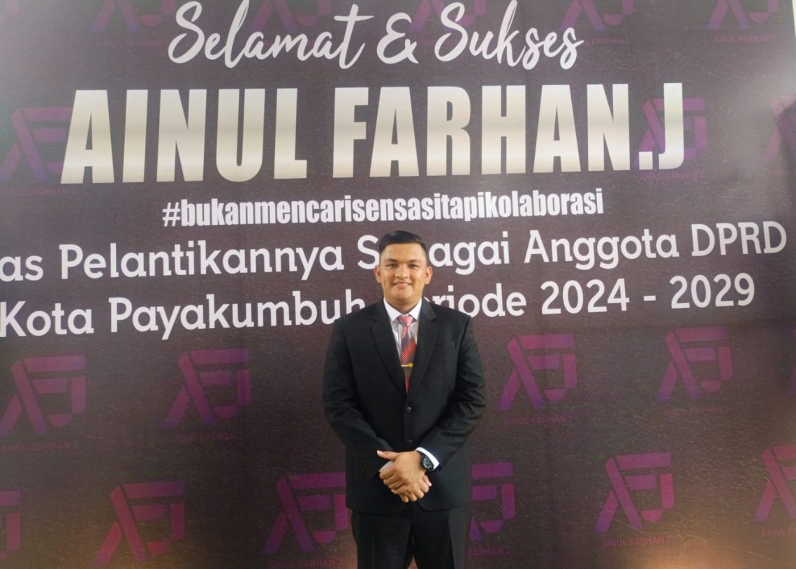 Harapan Besar Masyarakat Koto Nan Ampek Tertumpang pada Dewan Termuda Ainul Farhan J