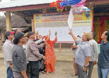 Bawaslu Pasaman Gelar Deklarasi Kampung Pengawasan di Dua Koto